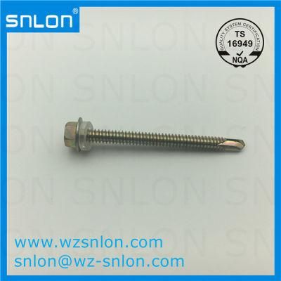 DIN7504K Hex Flange Head Drilling Screws with Plastic Washer