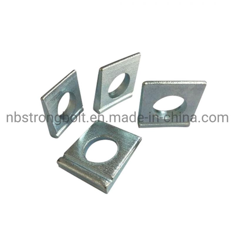 Square Taer Washers for Use with Channel Sections