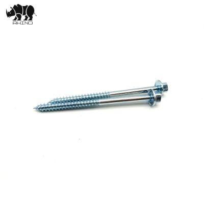 4 X 1/2&quot; Yellow Zinc / White Zinc Galvanized Wood Screws Square Head