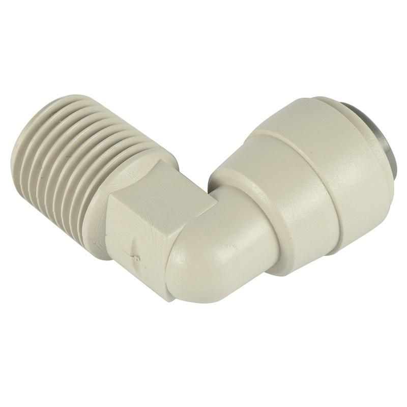 Xhnotion Pneumatic 1/4′ ′ Tube Od-1/4′ ′ BSPT Thread Male Elbow Water Filter Fittings
