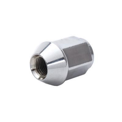 Chromed Car Wheel Locks M12X1.5 Aluminum Lug Nuts Stainless Steel Spare Wheel Lug Hub Lock Nut