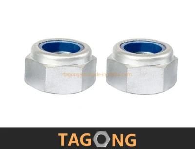 OEM Blue Ring Insert Self Lock Nuts Nylon Nuts