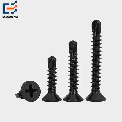 Black Zinc Plated Screw 410 Fine Coarse Thread #6 #8 Screw