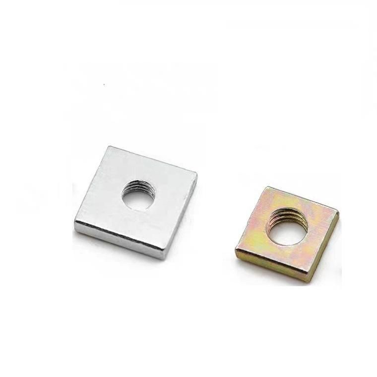 DIN562, Hex Thin Nut, Square Nut, Zinc Nut, Yellow Nut, Black Nut 4.8 8.8 12.8 Galvanized Nut