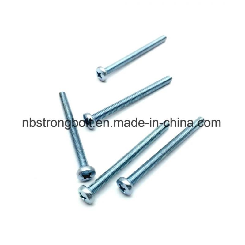 Cross Recessed Raised Cheese Head Screw DIN7985