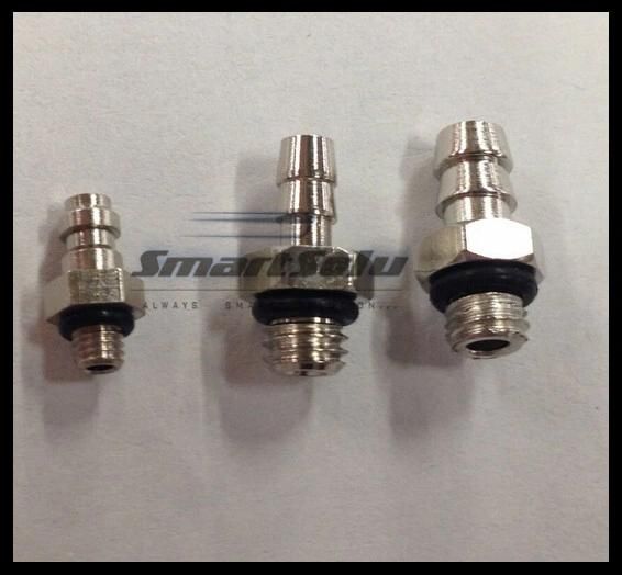 SMC Type M-3au-4 Pneumatic Air Fitting M3 Thread Hose Barb Connector for 4mm Tube Mini Type Connector