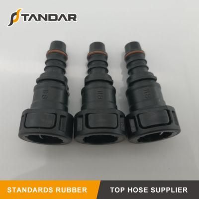 ID 11.8mm Fuel Quick Connector for Auto Rubber Nylon Fuel Line Hose