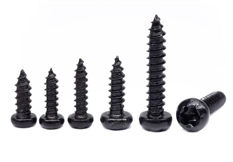 Black Zinc Plated Torx Drive Pan Head Type a Self Tapping Screw