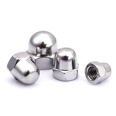 DIN1587 Carbon Steel Stainless Steel A2-70 A4-70 Hexagon Hex Domed M2 Cap Acorn Nut