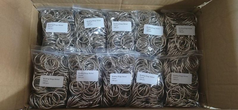 Nickel Hollow Knife Handles Binding Rivets Fasteners Chicago Screws