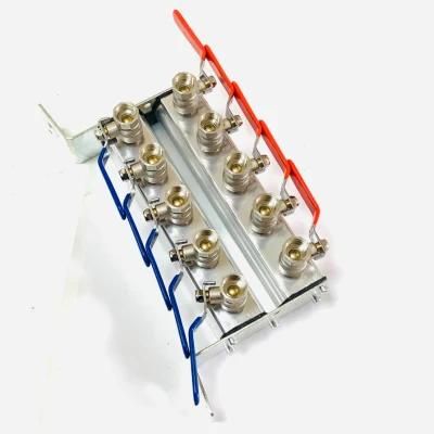 Staubli Rmi Series Brass Ball Valve Manifold for Molding Machine