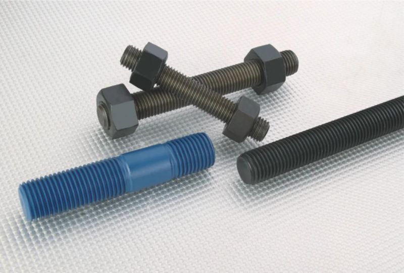 Hex Bolts and Nuts Fastener Factory Supply DIN6914 DIN6915 Black Carbon Steel Hex Bolts