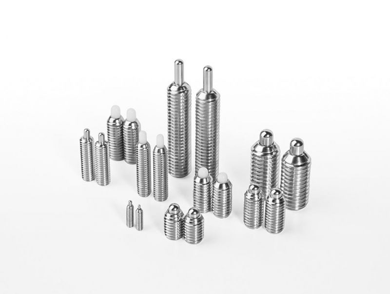 Spring Loaded Pin Plunger Head Pin Plunger with Thread