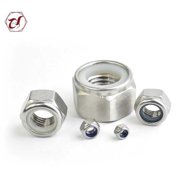 A2-70 DIN985 Hex Nylon Insert Lock Nuts