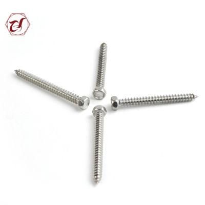 Ss Polishing Hex Head Tapping Screws DIN7976