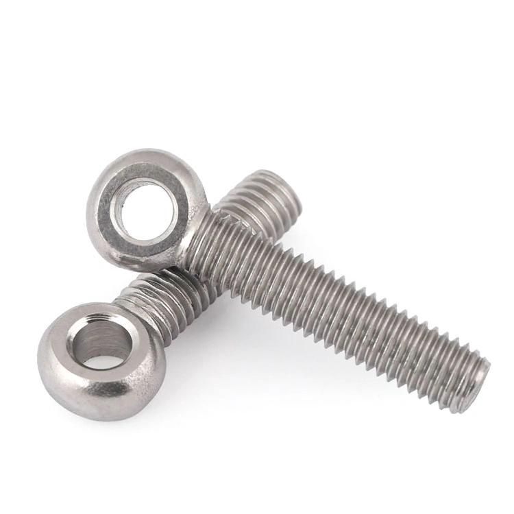 Industrial Top Quality DIN444 Lifting Eye Bolt Zinc Plated Forged Lifting Stainless Steel Eye Bolt