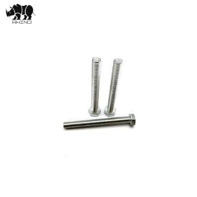 SUS410 Stainless Steel / Carbon Steel Ruspert / Zinc Plated Hex Head Concrete Screw Bolt