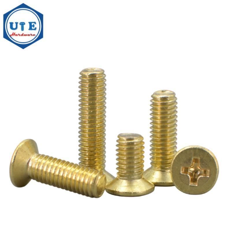 High Quality Brass Phillips Flat Head Machine Screw DIN965