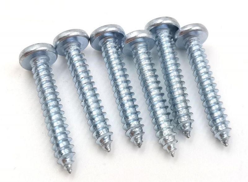 DIN7981 Blue Zinc Phillips-Slotted Drive Pan Head Sheet Metal Screw/Self Tapping Screws Made in China