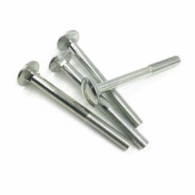4.8 8.8 Round Head Hot Dipped Galvanized Carriage Bolts