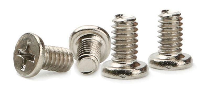 Mini Carbon Steel Nickel Plated Ultra Low Cross Recessed Screw