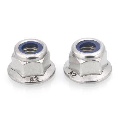 Stainless Steel 304 Flange Nylock Nut