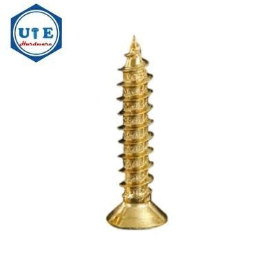 Brass Cross Recessed Csk Head Screw Self Tapping Screw DIN7982 for M2.2 M3 M3.5
