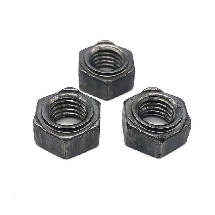 M2.5-M160, 1/4′′-4′′ High Quality Steel Iron Welding Nut 304 316 M20 Square / Hex Weld Nut