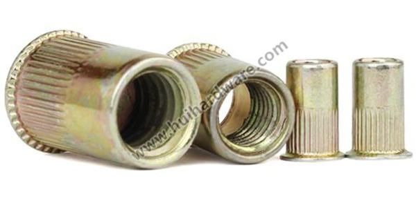 Color Zinc Plated Small Countersunk Head Riveted Nuts