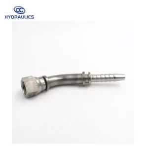 22641 Bsp 60 Cone 45 Degree Stainless Steel Wire Braided Hose Fittings