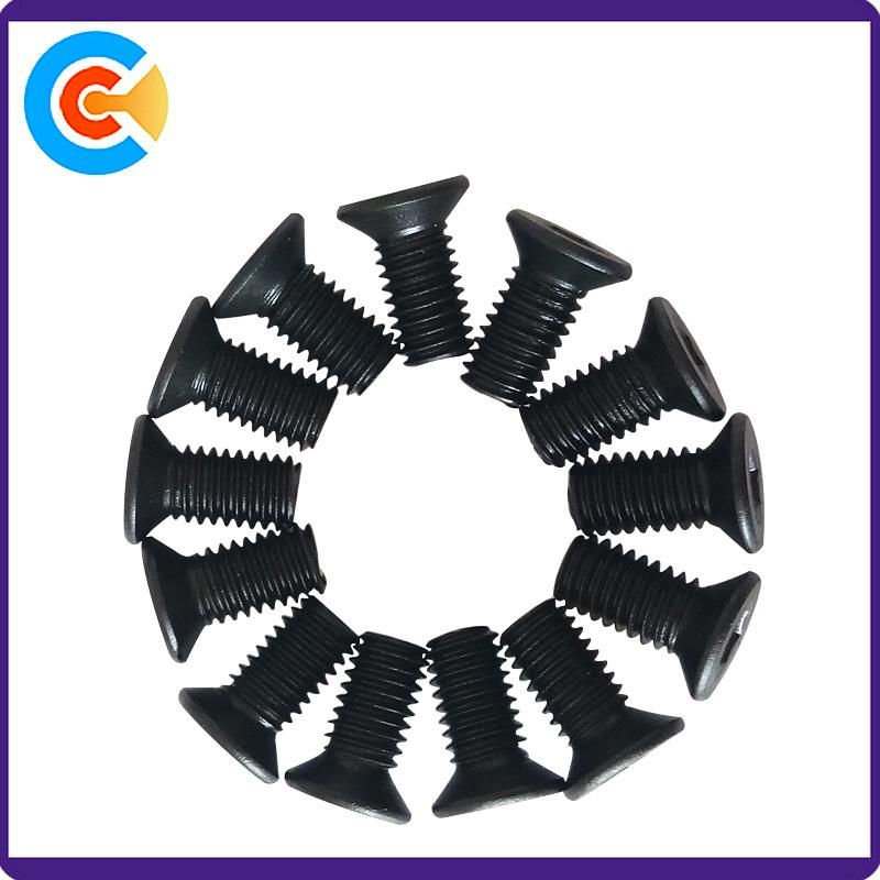Carbon Steel Hex Socket Allen Square Flat Head Machine Screw