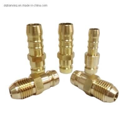 Hasco Brass Straight Water Pipe Flexible Connector with Hose Barb