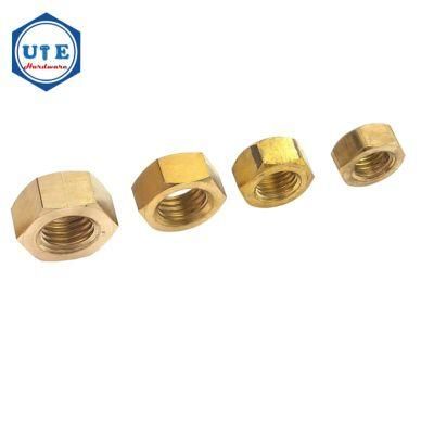 Factory Price DIN934 M4 M5 M6 M8 Brass Hex Nuts