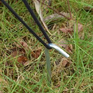 9&prime;&prime; Galvanized Steel Anti-Rust Tent Pegs