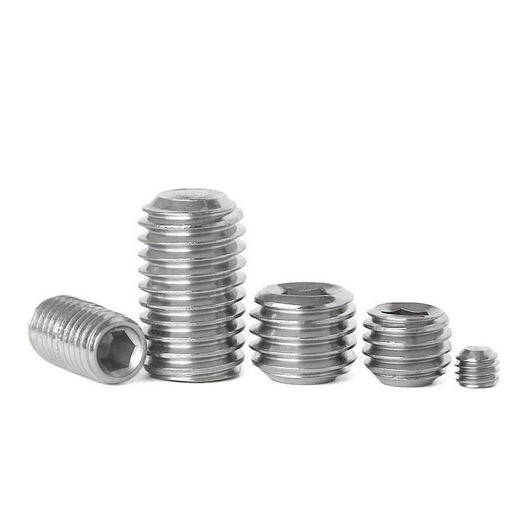 M6 316 Stainless Steel Hex Socket Screw with Flat Point