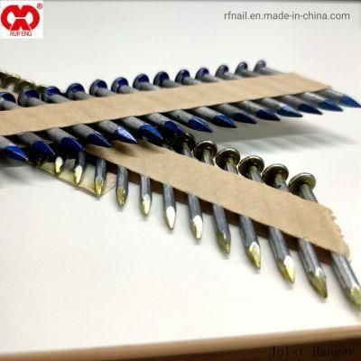 Latest Price Direct Manufacturer in Anhui Galvanized 34D Joist Hanger Collated Nails.