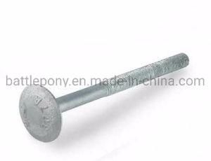 A307 Steel Plain Long Dome Head Timber Bolts