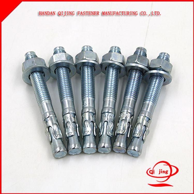 HDG / Zp Stainless Steel /Carbon Steel Wedge Anchor Bolts Expansion Anchor with Hook/Eye/Nut