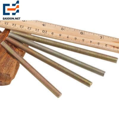 HDG Threaded Rod Yellow Zinc Plating Threaded Rod Bolt and Nut with Factory Price