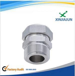 OEM Precision CNC Machining/Turning/Milling Stainless Steel Pipe Fitting, Pneumatic Fitting Connector