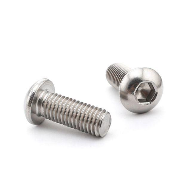 Top Quality ISO7380 Stainless Steel Socket Button Head Bolts Allen Screws A2 A4