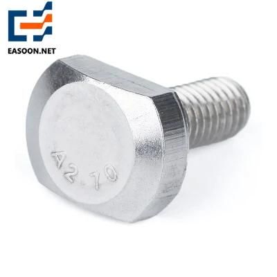BS916 Square Head Bolt and Nut 1/4-20 T-Bolt A2 A4 Stainless Steel T Bolt 5/16X1 304 316 Square Bolt with Nut and Washers