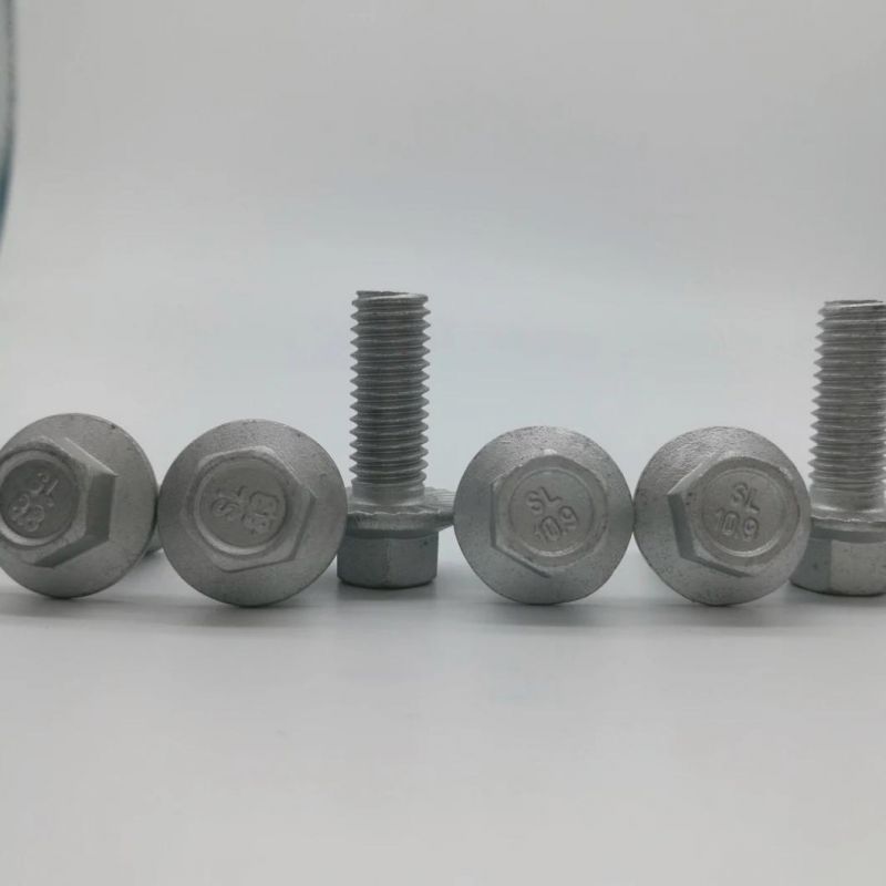 ANSI/ASME 8.8/10.9 Grade Hex Flange Serrated Bolt with Dacromet