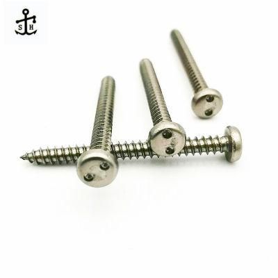 Special Non-Standard Wood Stainless Steel Screw From Ansiasme B 18.6.3 Machine Screw and Tapping Double Hole Screw Nuts Made in China