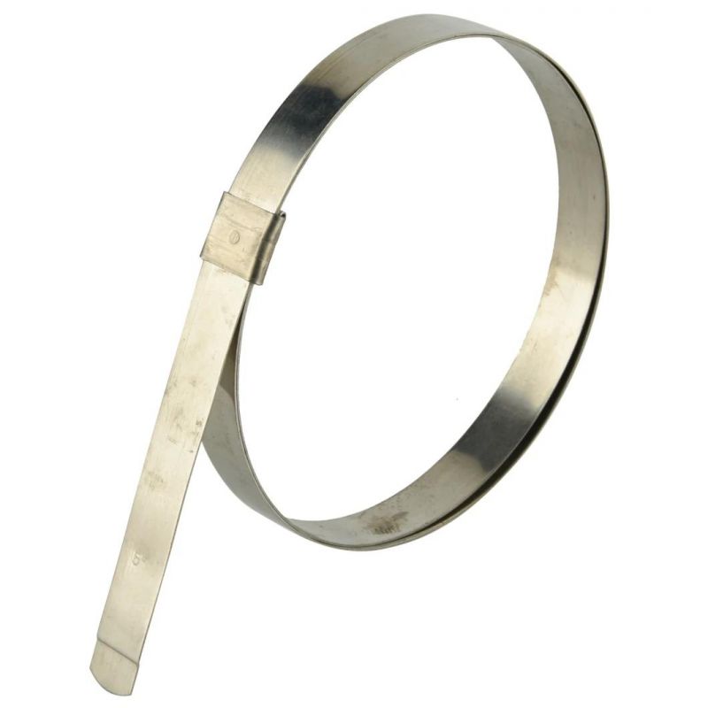 Galvanized Carbon Steel Zinc Plated Double Bolt Hose Clamp