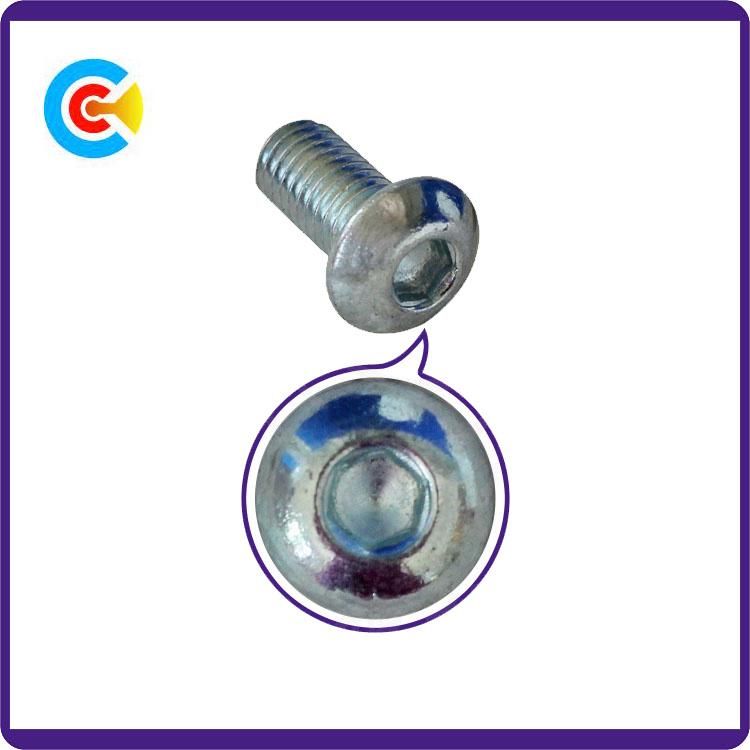 Carbon Steel Pan Head Hexagon Socket Cap Screws Cap Screw