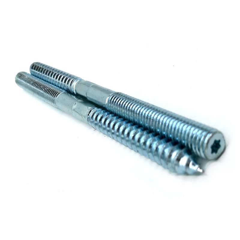 High Quality Carbon Steel Galvanized Double Threaded Hanger Bolt