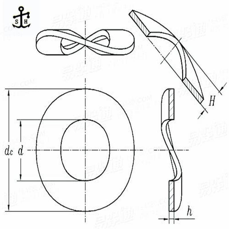 Steel Zinc Plated Curved Spring Washers Made in China