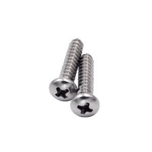 Stainless Steel SS304 Pan Head Self Tapping Screws with Cross Drive