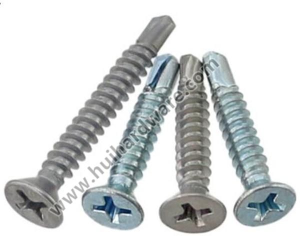 304/316/410 Stainless Steel Philips Flat Head Self Drilling Tek Screw